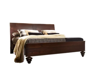 FASHION TIME - Wooden double bed _ Barnini Oseo